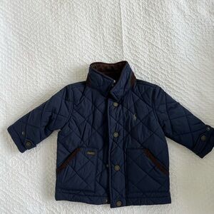 Ralph Lauren Kids Navy Quilted Puffer Jacket